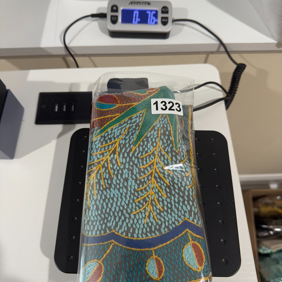 Kaross Pillow Cover Shangaan Hand Embroidered South African Fish No Insert - Picture 10 of 10